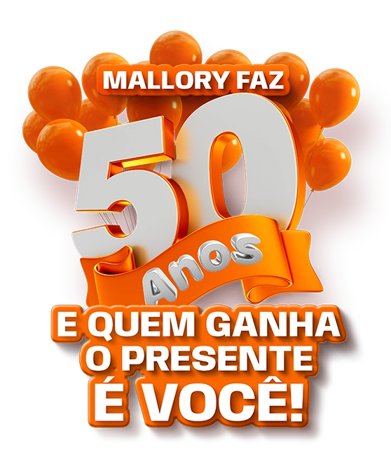 Logo Mallory 50 anos